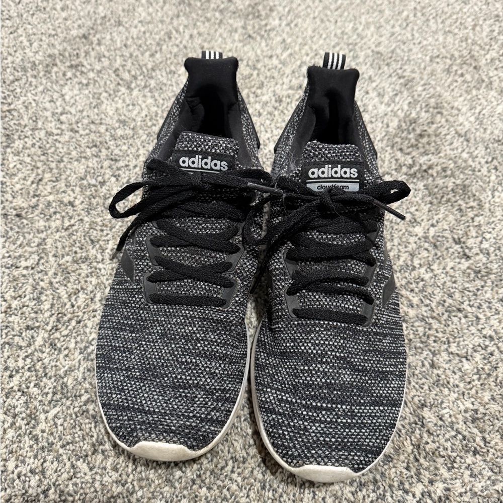 Adidas running shoes.